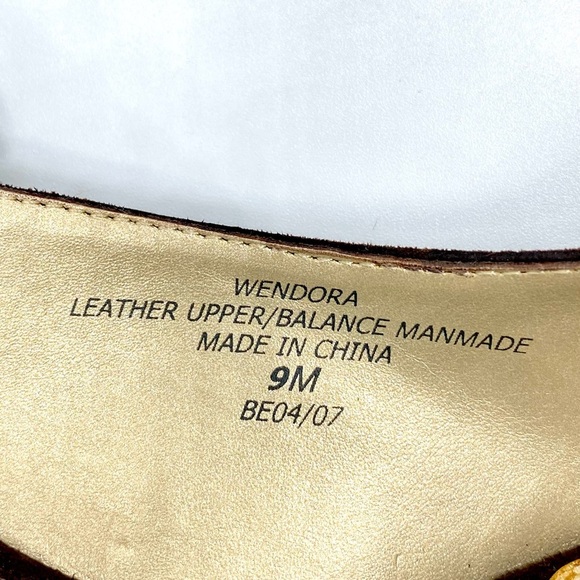 Liz Claiborne Dark Brown Slingback Croc-Embossed Heels and open toe US 9M - Picture 10 of 15